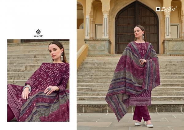 Zulfat Tania Cotton Printed Dress Material Collection